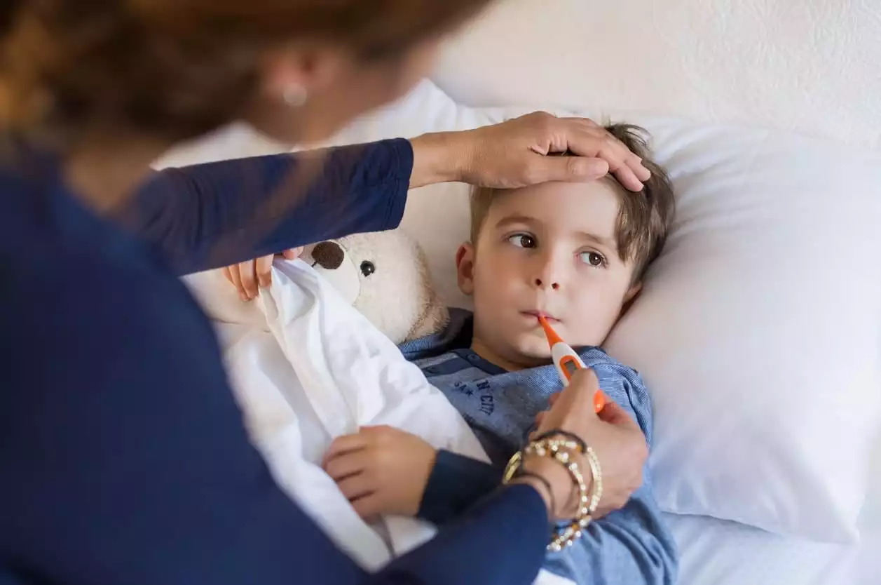 Child Waking Up With Fever and Getting Temperature Taken | Burt's Pharmacy and Compounding Lab