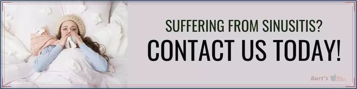 Contact Us Today for Information About Sinus Issues - Burt's Pharmacy and Compounding Lab